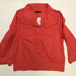 NWT Coral Utility Jacket